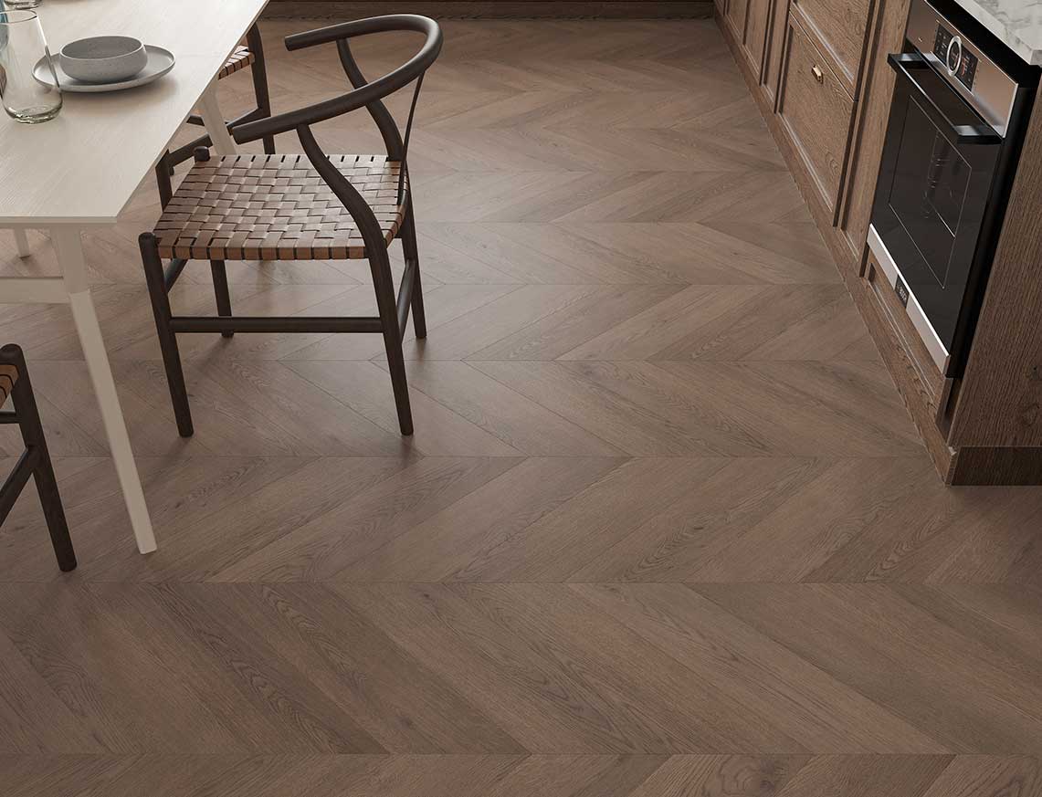 Hamilton Max 3mm Aged Bourbon Chevron LVT