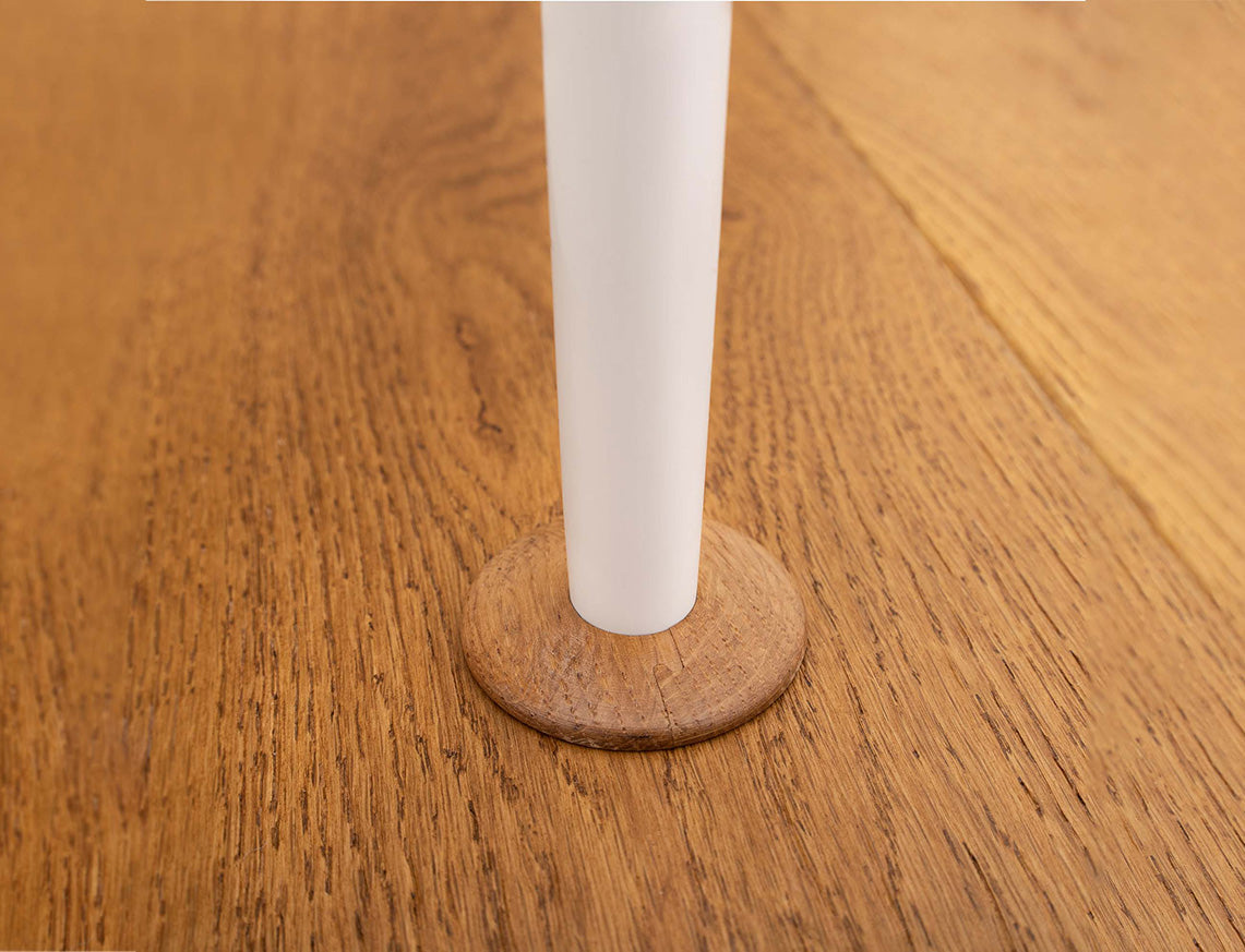 Oiled Oak Pipe Covers - Set of 2