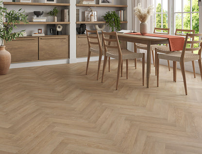 Hamilton 2mm Sanded Chestnut Oak Herringbone LVT