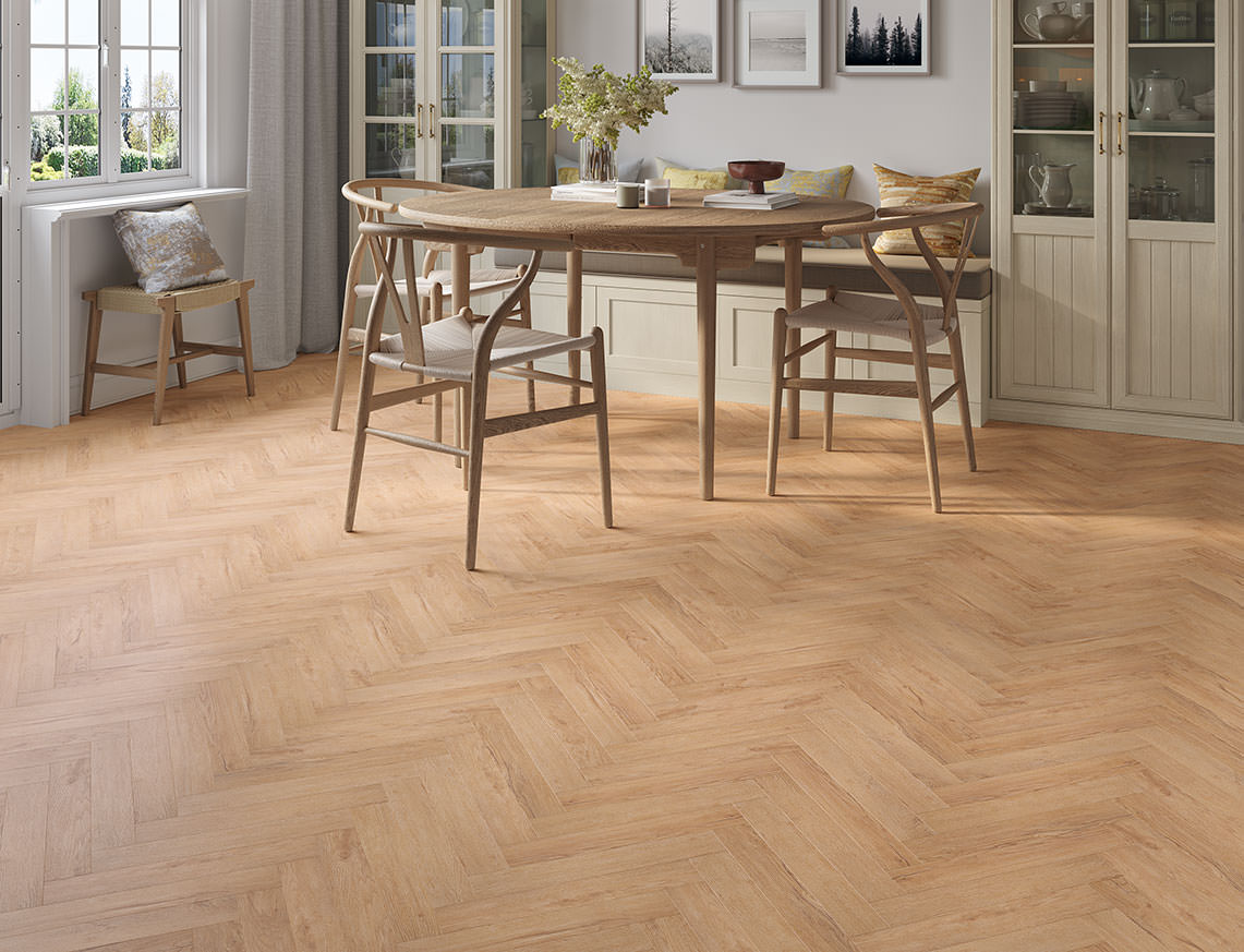 Hamilton 2mm Amber Grain Oak Herringbone LVT