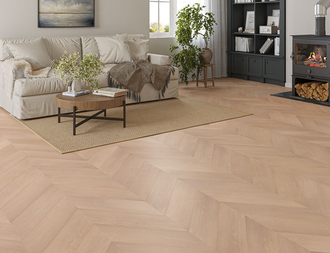 Hamilton Max 3mm Pale Hazel Chevron LVT