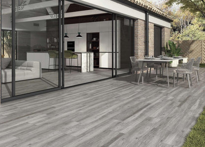 Manor Plank Gris Oak Porcelain