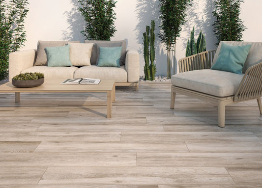 Manor Plank Taupe Oak Porcelain