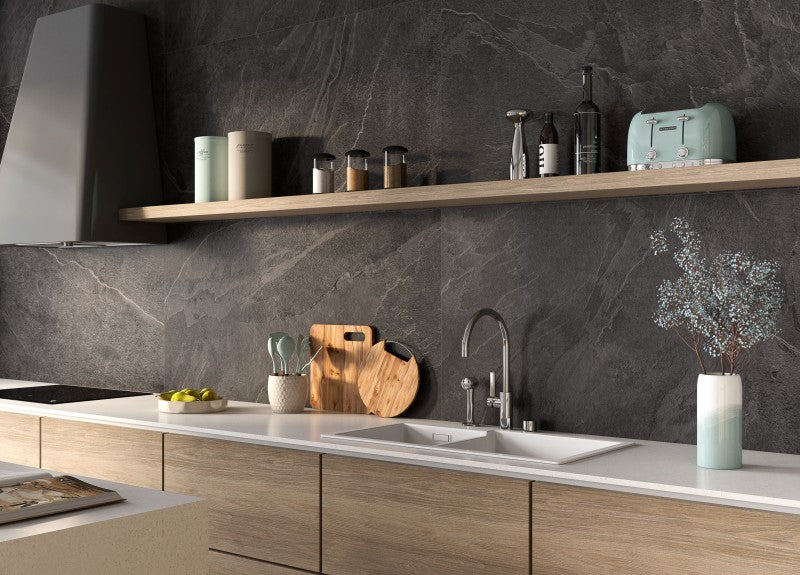 Stately Antracita Porcelain Tile