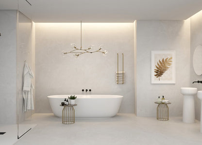 Stately Canvas Porcelain Tile